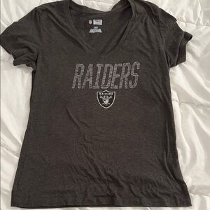 Women's Black Raiders Short Sleeve Tee